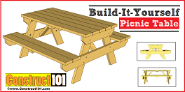DIY picnic table plans